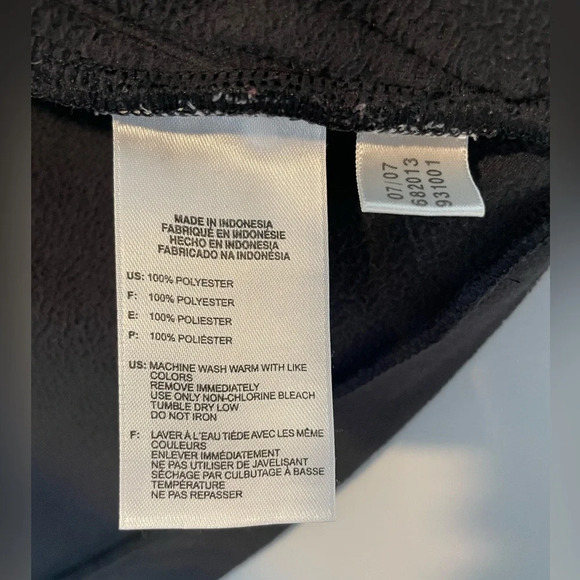 Women’s Adidas fleece zip-up sweater black size XS - Picture 4 of 9